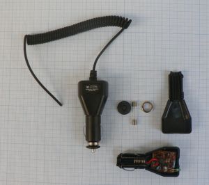 Mufa alimentare bricheta, tata, cu LED, 6mm
