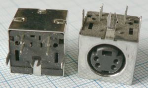 Mufa S-VHS mama 4 pini placa