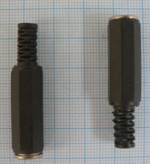 Mufa jack mama 3,5mm stereo, pe cablu 5mm