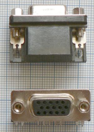 Mufa DSUB mama, 15 pini,pe placa