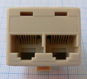Adaptor/reductie IN tata 8/8 - 2x OUT mama 8/8