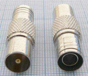 Mufa TV tata, RG6, cu comprimare