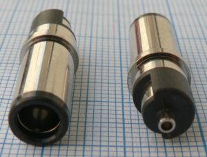 Mufa/conector DC tata, 7,4x5,1x0,6x14mm, pentru HP