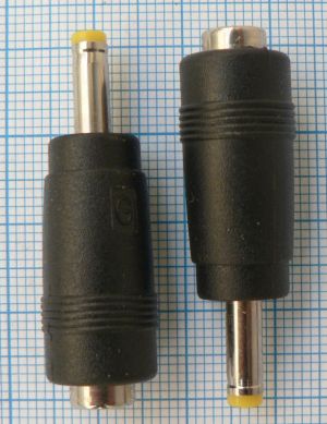 Mufa adaptoare tip reductie DC, 4x1,7x13,5mm tata - 2,5x5,5x10mm mama