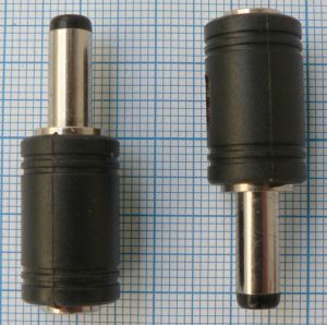 Mufa adaptoare tip reductie DC, 2,1x5,5mm tata - 2,5x5,5mm mama