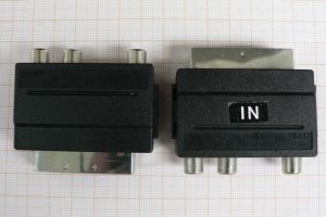 Adaptor/reductie SCART tata OUT - 3x RCA IN mama