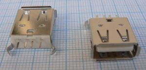 Mufa USB tata A, pe placa