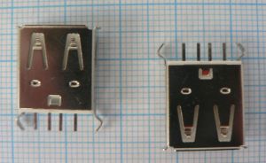 Mufa USB tata A, pe placa