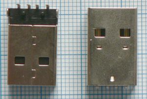 Mufa USB tata A, pe placa 90grade