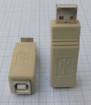 Adaptor/reductie USB tata A - USB mama B