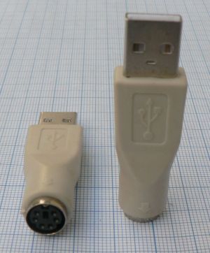 Adaptor/reductie USB tata A - PS/2 mama