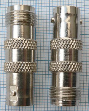Adaptor/reductie BNC mama - TNC mama