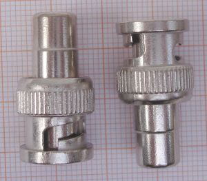 Adaptor/reductie BNC tata - RCA mama