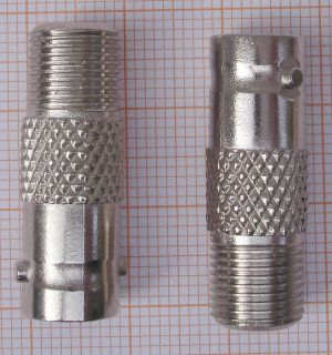 Adaptor BNC mama - F mama