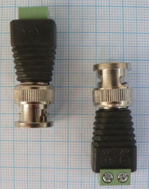 Adaptor BNC tata - 2 borne