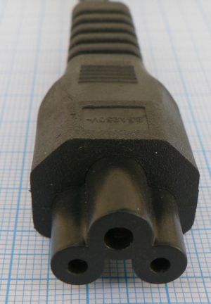 Mufa PC AC mama, pe cablu, 15A/250V, 8,5mm