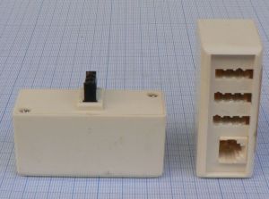 Adaptor/reductie TAE F - 3x TAE NF/F + 1x 6/4 mama, sistem telefonie germania