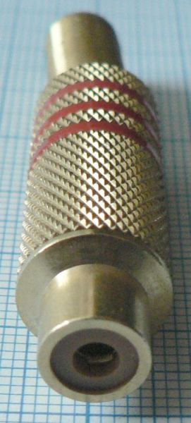 Mufa RCA mama, pe cablu 7mm