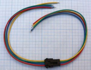 Cablu set conector 4 contacte mama-tata, 0,2m