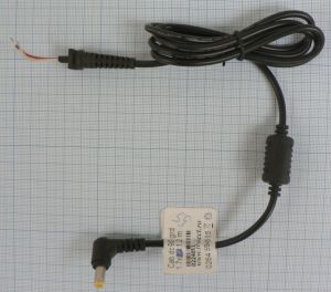 Cablu alimentare mufa DC, 90 grade, 1,7x5,5x10mm, 1,2m