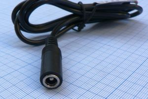 Cablu alimentare mufa DC tata cc 2,5mm, 1m