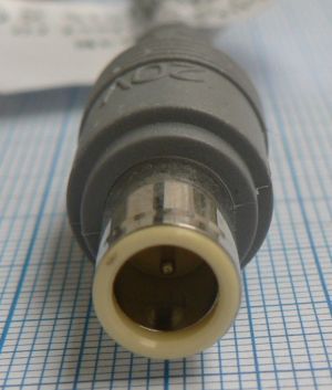 Cablu alimentare mufa DC tata 8x5,5x11mm cu ax interior 1mm, 1m