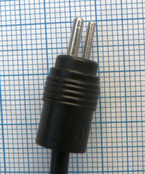 Cablu alimentare mufa DC tata 7,4mm cu pin 0,6mm, 5cm