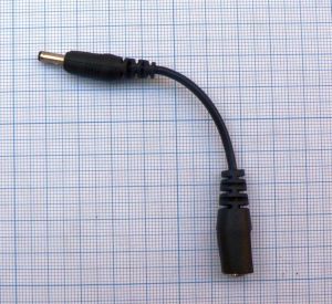 Cablu alimentare DC tata 0,6mm - mama 1,2mm (Nokia mic-mare)