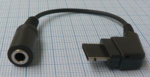 Cablu adaptor iesire casti Jack 3.5 mama stereo , mufa specifica Samsung, 0,15m