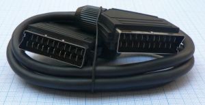 Cablu SCART tata- SCART tata 21 PINI /1m