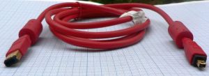 Cablu firewire date (IEEE 1394, 4 pini) - (IEEE 1394, 6 pini), 1,8m
