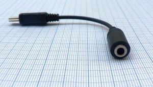 Cablu 3,5mm stereo mama - mini USB 5 pini tata, 10cm