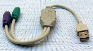 Cablu USB A  tata - 2x PS2 ma, 0, 5m