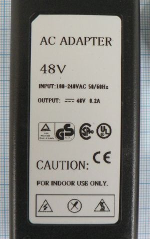 Sursa de alimentare 48V/0,1-0,5A, intrare 220Vca, in comutatie