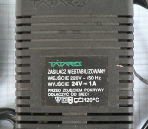 Sursa de alimentare 24V/1A, intrare 220Vca, cu transformator
