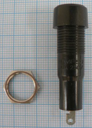 Soclu_sig panou 5*20mm, 6.3A/250V panou