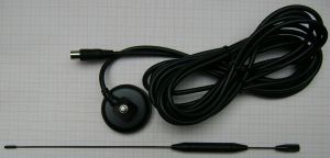Antena magnetica DVB-T, canale 5-12/21-69, castig 3-5dBi