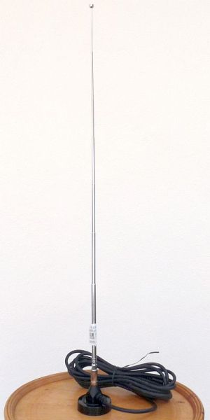 Antena pentru amplificare semnal de telefonie mobila, telescopica, magnetica radioamatori/CDMA, cistig 5 dBi