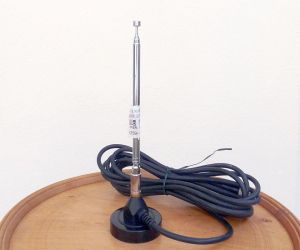 Antena pentru amplificare semnal de telefonie mobila, telescopica, magnetica radioamatori/CDMA, cistig 5 dBi