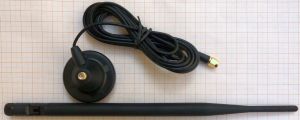 Antena auto magnetica, pentru amplificarea semnalului 700-960/1710-2170/2, 5-2, 7 Ghz, 5db, 3m cablu, SMA tata