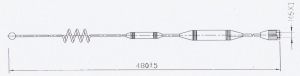 Baston antena M5 5 dBi pentru GSM, DCS, 3G (840-960/1710-2100), L=480 mm
