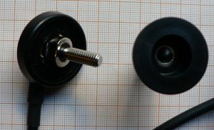 Suport metalic (baza) fixare antene baston M6, cu 3,5m cablu RG58 + FME mama