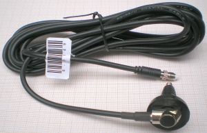 Suport metalic (baza) fixare antene baston M6, cu 3,5m cablu RG58 + FME mama