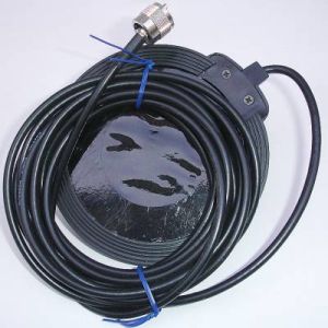 Baza magnetica pentru antene baston CB, cablu RG58, mufa UHF tata