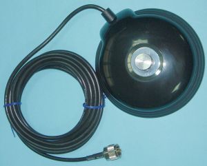 Baza magnetica pentru antene baston CB, cablu RG58, mufa UHF tata