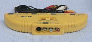 Sumator de semnal audio-video, cu comutator, 4 IN - 1 OUT
