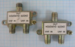 Sumator de semnal TV, 2 IN - 1 OUT, banda 47-862 MHz