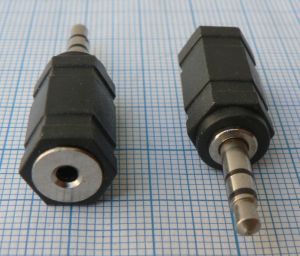 Adaptor/reductie jack 3.5 st tata-jk 2.5 st mama