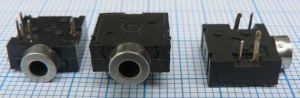 Mufa Jack mama 2.5 stereo placa lata