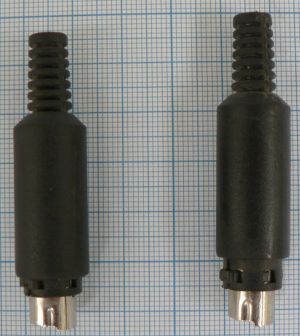 Mufa S-VHS tata 9 pini pe cablu 6.5mm